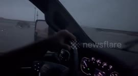 US: Highway 160 Submerged As Floodwaters Hit Kansas Farmland