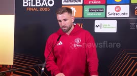 Spain: Manchester United football players press conference - UEFA Europa League