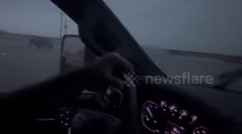 Farmland submerges as heavy rain causes floods in Kansas