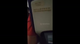 Passengers panic as flight is rocked by turbulence over India