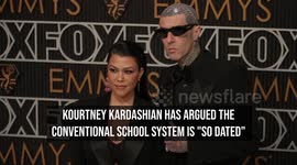 Kourtney Kardashian believes sending children to school is 'so dated'