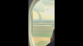 Passenger spotted massive tornado from plane near airport in Denver, Colorado