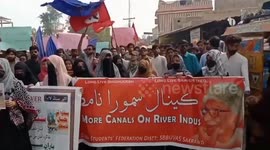 Pakistan: Massive Protests Erupt in Sindh Over Indus Canal Projects