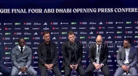 UAE: Olympiacos BC coach Bartzokas addresses media before EuroLeague Finals