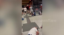 Fans left stranded sleeping in