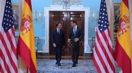 US: US secretary of state meets Spanish foreign minister