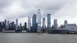 US: Warships Fill The Hudson As Fleet Week New York 2025 Begins With Parade Of Ships