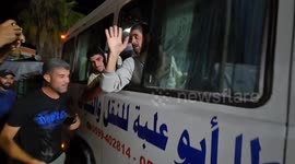 10 Palestinian detainees released by Israel arrive in Deir al-Balah