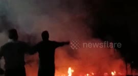 Israeli Settlers Set Fire to Homes and Vehicles in Bruqin, West Bank