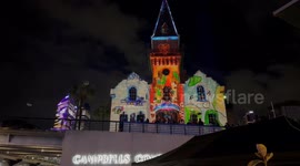 Vivid Sydney festival opening night in Sydney, Australia