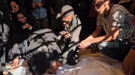 Families bid farewell to victims of Israeli strike in Gaza