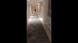 Hotel guests flee as earthquake strikes Indonesia at 2am