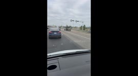 Unhooked Trailer Goes For Freeway Joyride