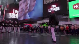 US: Silent Drill Platoon Stuns Crowds With Flawless Performance In Times Square