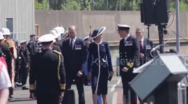 UK: Princess Of Wales Blesses Royal Navy Warship In Grand Naming Ceremony