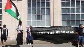 UK: Flash protest outside office of UK Labour MP for Hove Peter Kail