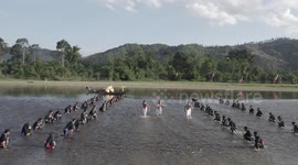 Traditional River Dance in Kampar