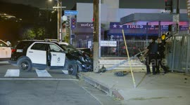 US, Los Angeles: Los Feliz LAPD Invovled Pursuit Crash