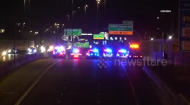 US, Phoenix: Phoenix Interstate 17 Severe Vehicle Collision