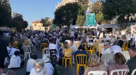 Israel: Demonstration in front of the Benjamin Netanyahu Government house in Jerusalem