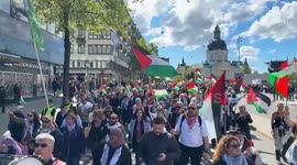 Sweden: Hundreds hold rally in Stockholm in support of Palestine
