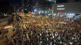 Israel: Hundreds hold demonstration in Tel Aviv to demand ceasefire, prisoners back