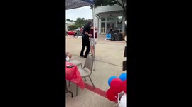 Police Chief’s Dance at Festival Spreads Smiles across Texas