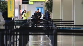 USA: Fewer Passengers Traveling Through Newark Liberty International Aiport On Memorial Day Weekend