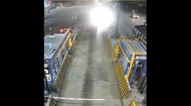 Massive Fire Erupts at Kognoli Toll Booth After Truck Crash on Pune-Bengaluru Highway
