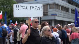 Unity in Diversity: Trzaskowski's Supporters Rally in Warsaw