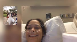 Woman given terminal cancer diagnosis Facetimes sister at wedding from hospital bed