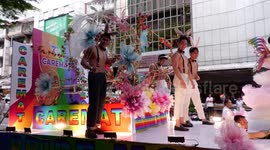 Pride month in Thailand begins with a colourful parade in Chiang Mai