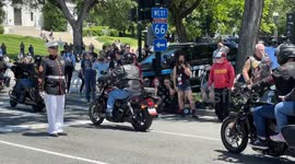Saluting Marine Honors Riders, Fallen Heroes During Memorial Tribute