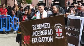 US: Brown University graduates show solidarity with Palestine during commencement ceremony