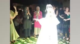 Disco ball falls into crowd alongside bride leaving at least three injured