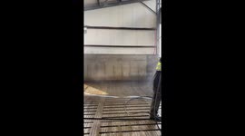 Mam restores the lost glory of a shed through power washing