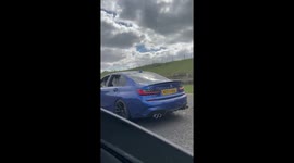 Glasses fly off during windy car ride in travel mishap in England, UK