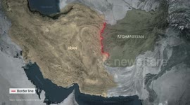 Iran: MOTION GRAPHICS - Iran plans 400 km security wall on eastern border by end of year