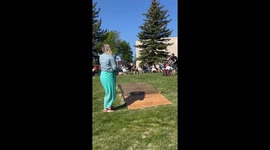 Boy, 6, with rare condition exits wheelchair to walk during kindergarten graduation ceremony