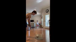 Sinking An Accidental Trick Shot Without Looking