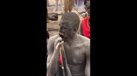: This video was recorded in Samburu County, Kenya, in May 2025 during my social work and community development tour. It captures a group of Samburu men who are visibly covered in dust due to the ongoing drought and extreme water scarcity affecting the re