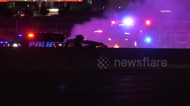US, Phoenix: Tolleson Interstate 10 Fiery Crash
