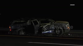 US, Phoenix: Surprise West Grand Rollover Crash