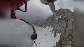 Italy: Helicopter Rescues Hiker Trapped At 2100 Meters On Presolana