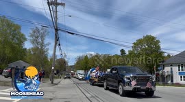 Memorial Day Parade 2025 in Greenville Maine Population 1,500