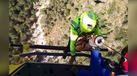 Spain: Cyclist Airlifted From Remote Llombai Area After Serious Leg Injury