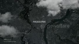 US: MOTION GRAPHICS - At least 2 killed in mass shooting in US city of Philadelphia