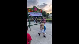 Owners and their pets wear fancy dress for colourful parade