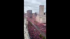 UK: Thousands Line Streets of Liverpool for Premier League Parade 3