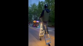 Unique bicycles spotted at gathering in Boulder, Colorado, USA